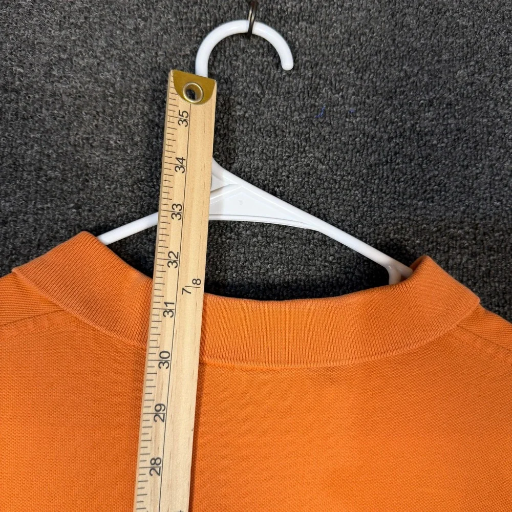 Polo Ralph Lauren Mens XXL Orange Short Sleeve Cotton Polo Shirt Green Pony